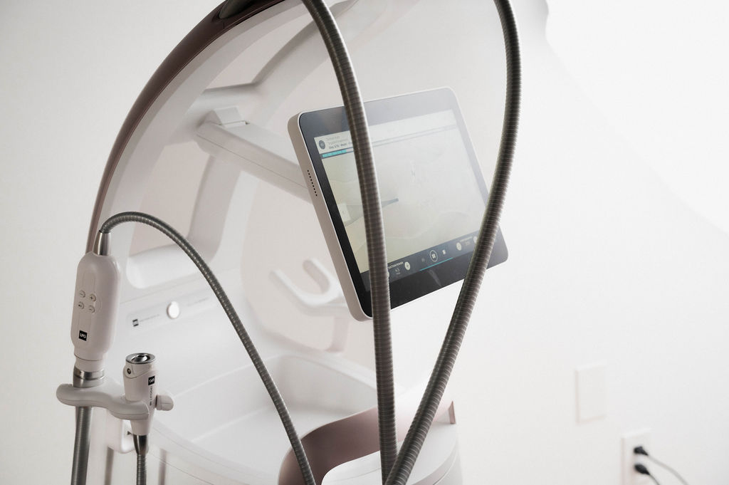Endermologie® session in progress at WORTHY Self-Care Studio